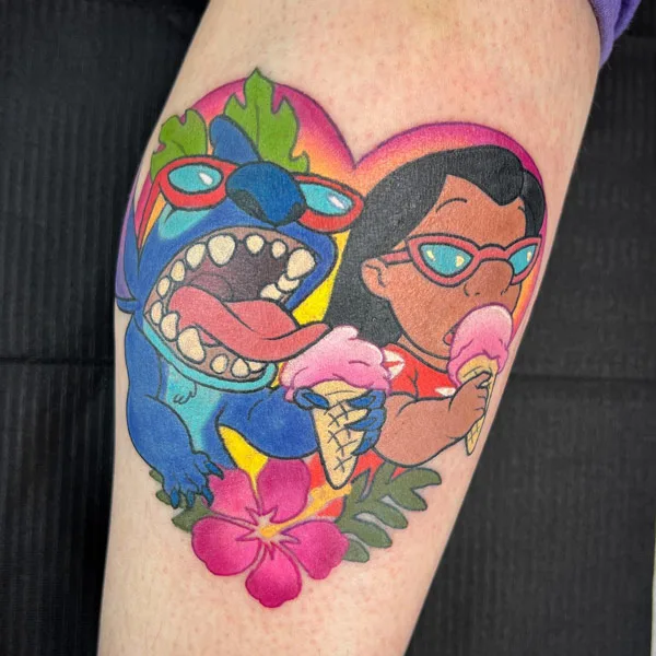 Lilo and Stitch Tattoo 3