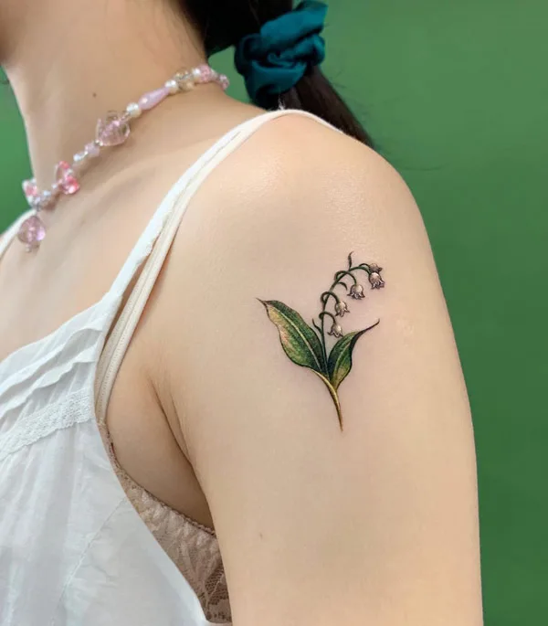 Lily of The Valley Arm Tattoo