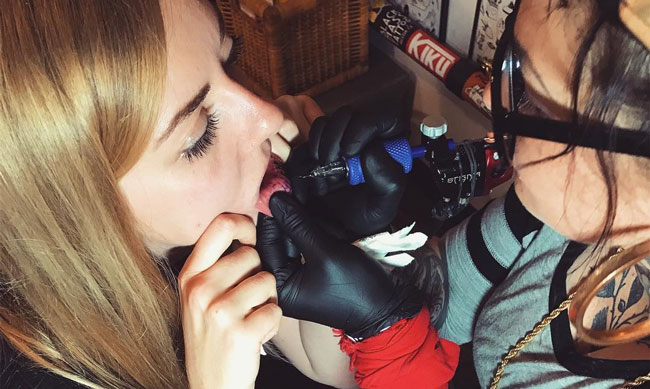 Longevity of lip tattoo