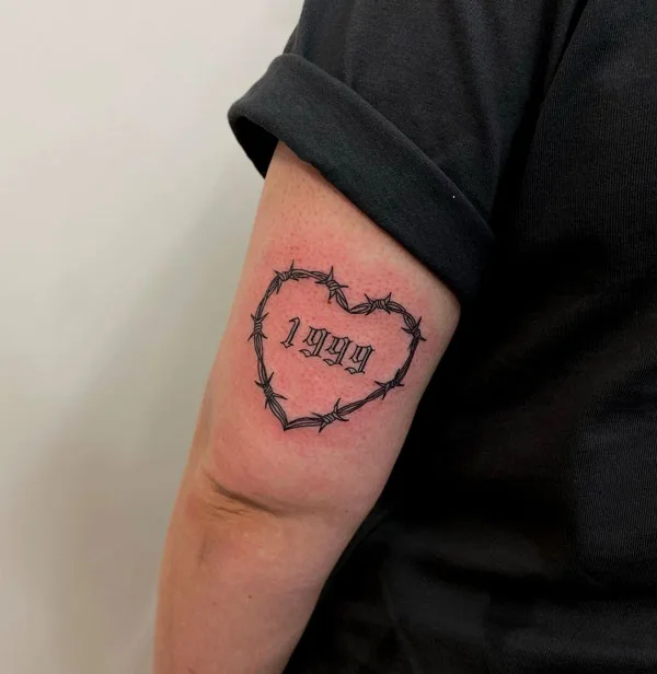 Love 1999 tattoo