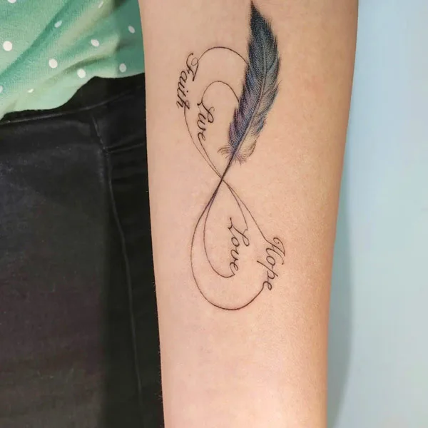Love Hope Faith tattoo 1