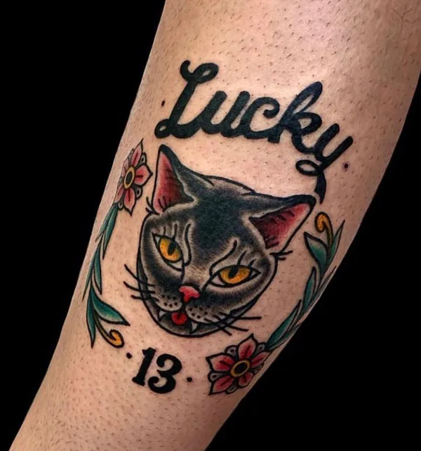 Lucky 13 Tattoo 1