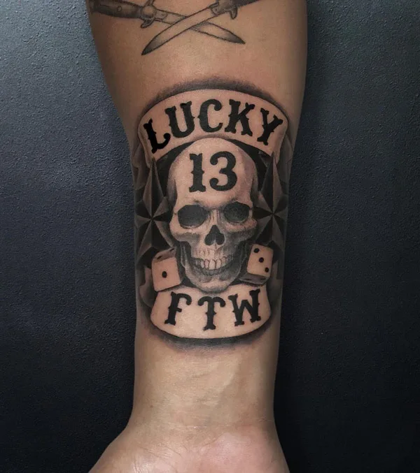 Lucky 13 Tattoo 4