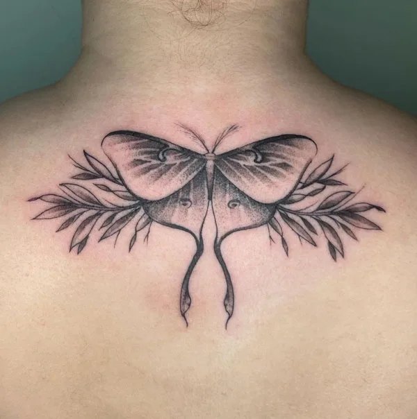 Luna Moth tattoo 50