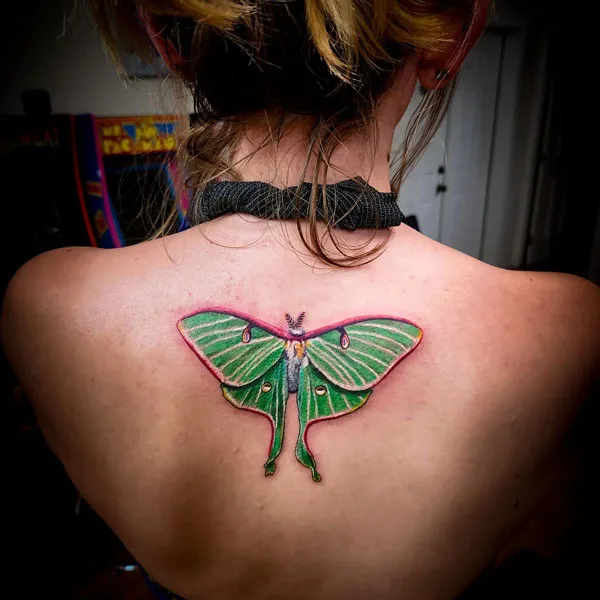 Luna Moth tattoo 53