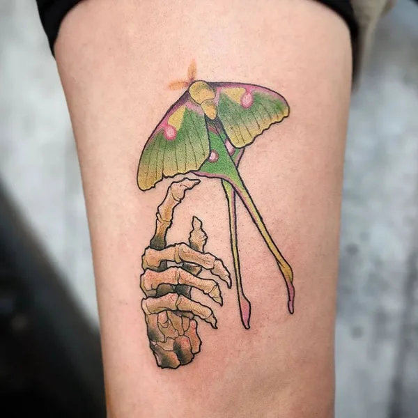 Luna Moth tattoo 67