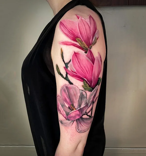 Magnolia Blossom Tattoo