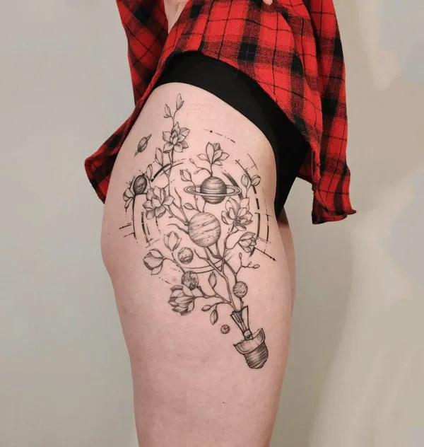 Magnolia Planet Tattoo