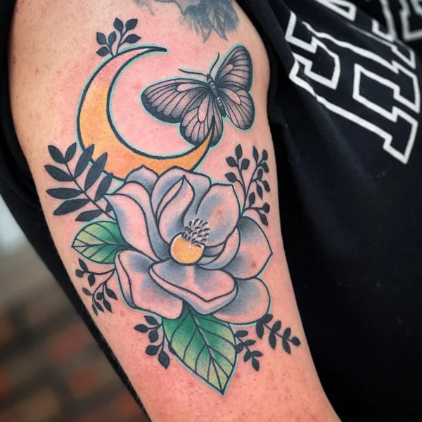 Magnolia Tattoo Idea