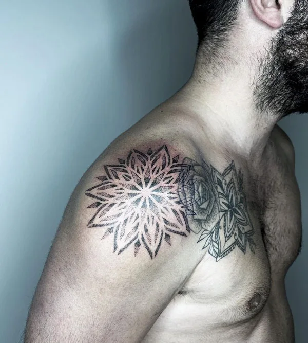 Mandala Shoulder Tattoo 2