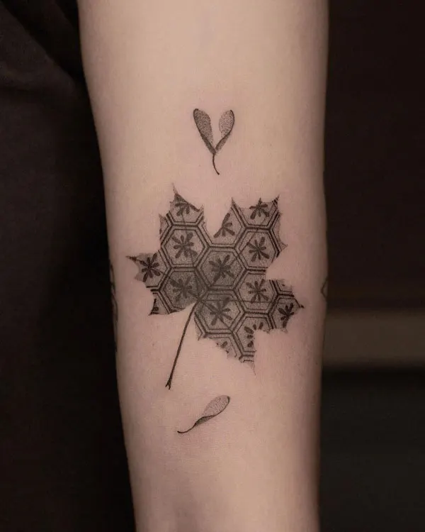 Maple Leaf Tattoo 1