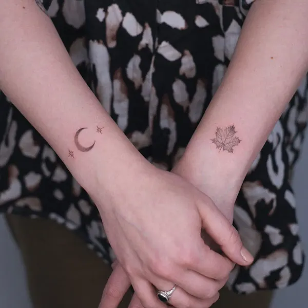 Maple Leaf Tattoo 2