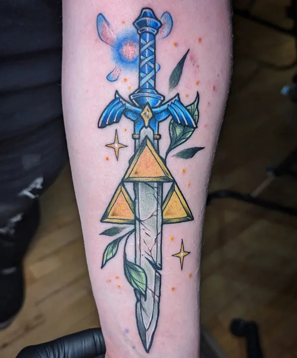 Master Sword Tattoo 1