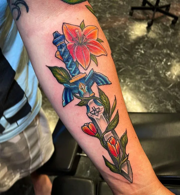Master Sword Tattoo 3