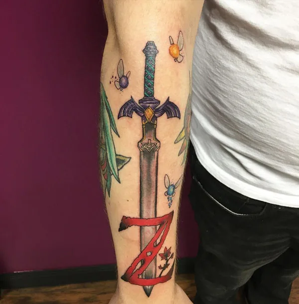 Master Sword Tattoo 4