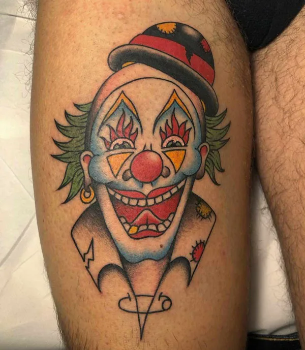 Meaning And Symbolism Of Clown Tattoo