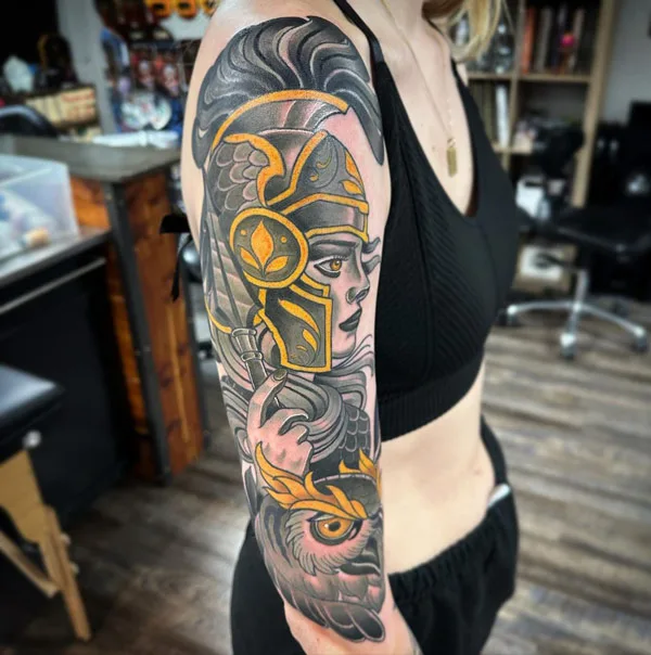 Meaning of Athena Tattoo