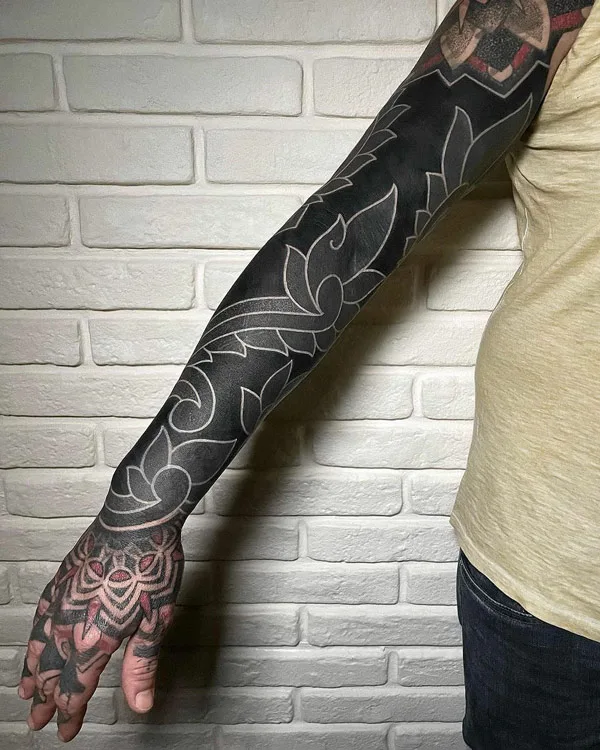 Meaning Of Blackwork Tattoo