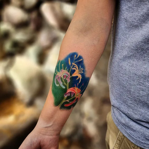 Meaning Of Honeysuckle Tattoo