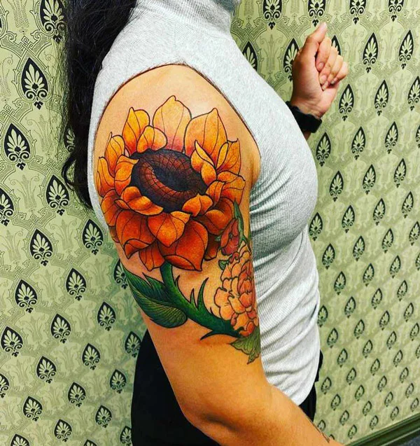 Meaning Of Sunflower Tattoo