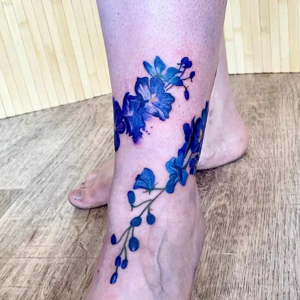 Meaning of Larkspur Tattoos