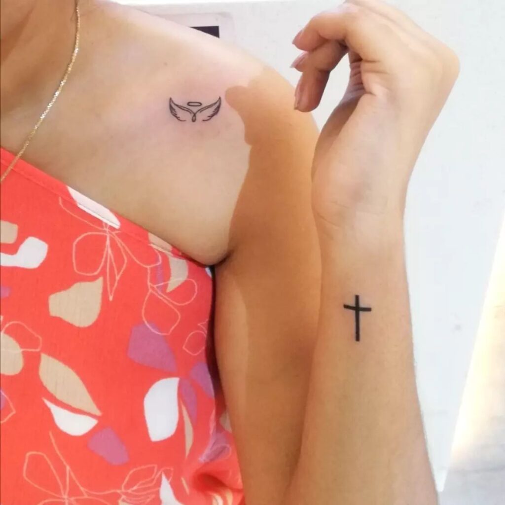 Meaningful Cross Tattoos for Females Expressing Faith and Strength