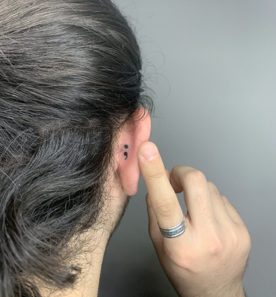 Meaningful Semicolon Behind the Ear: Invisible Strength