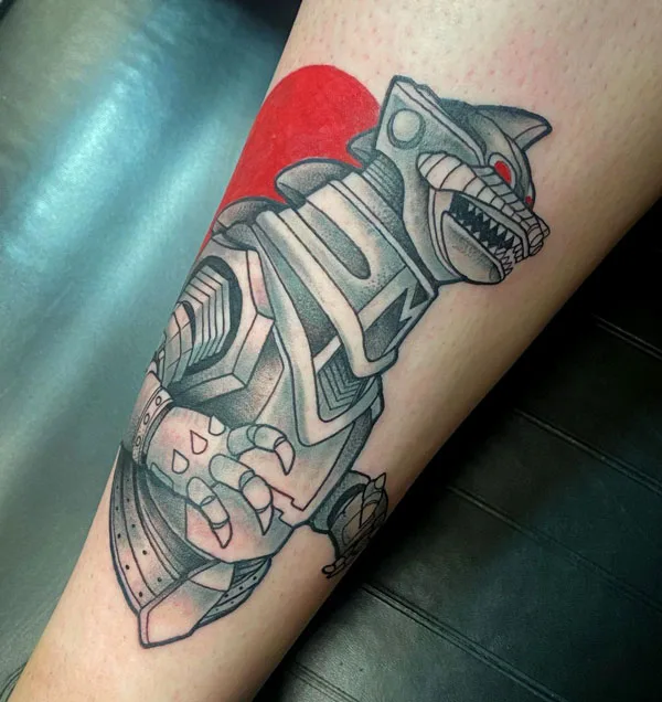 Mechagodzilla tattoo