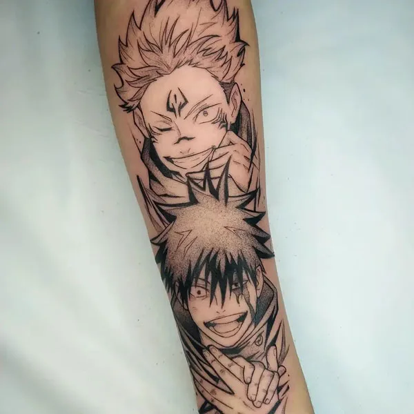 Megumi & Sukuna tattoo