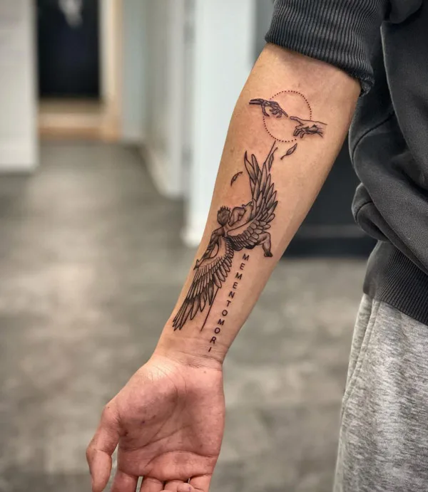 Memento Mori Icarus Tattoo 1
