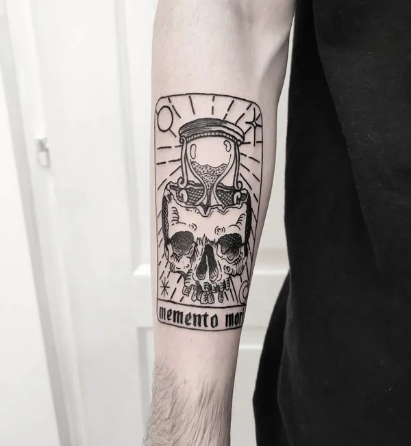 Memento Mori Tarot Card Tattoo 2