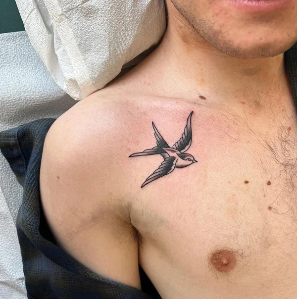 Mens Sparrow Tattoo 1