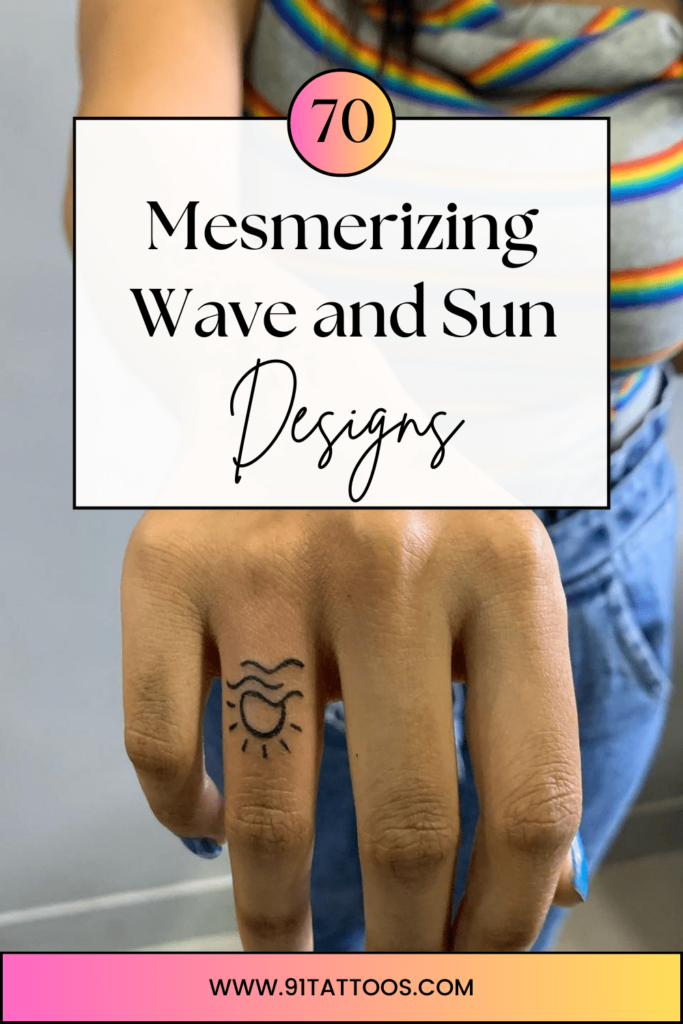 Mesmerizing Wave and Sun Designs for Artistic Souls Mesmerizing Melodies