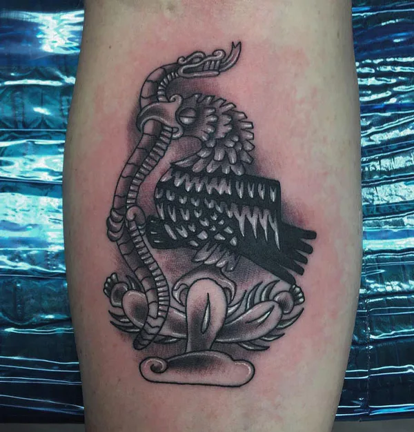 Mexican eagle tattoo 12
