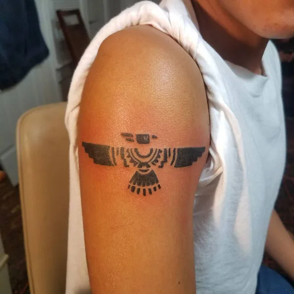 Mexican eagle tattoo 13