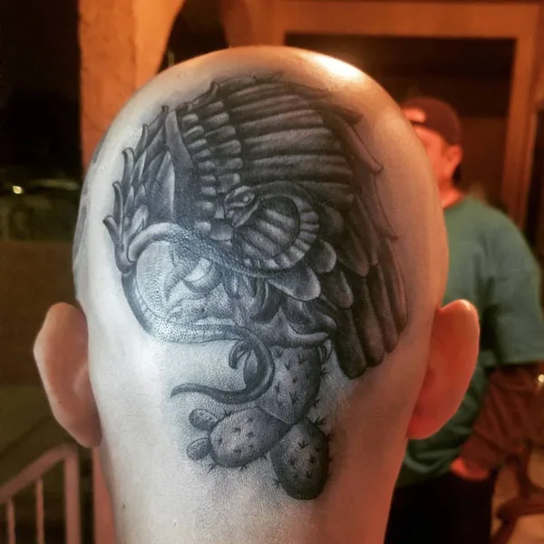 Mexican eagle tattoo 16
