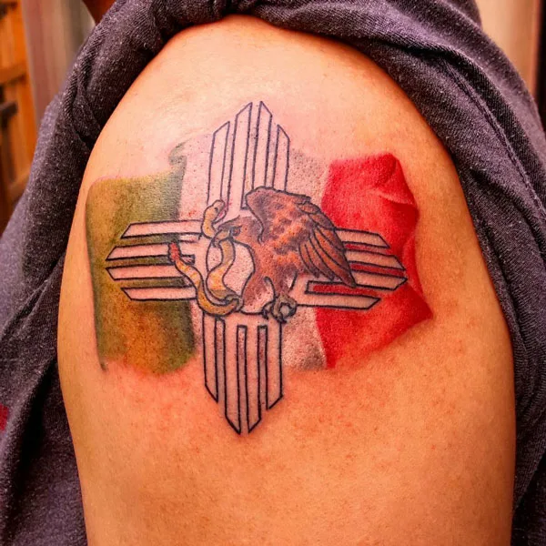 Mexican eagle tattoo 22