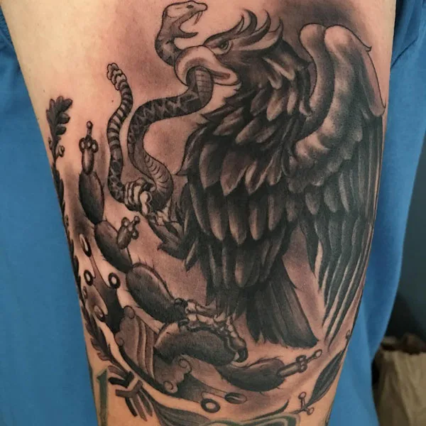 Mexican eagle tattoo 30