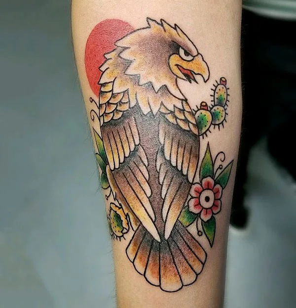 Mexican eagle tattoo 32