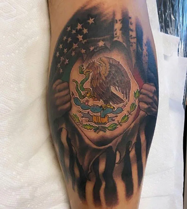 Mexican eagle tattoo 38