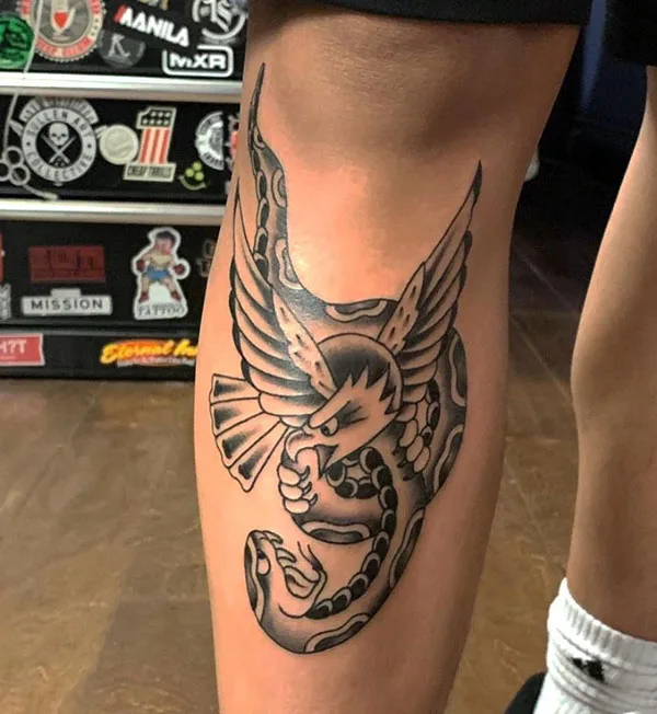 Mexican eagle tattoo 44