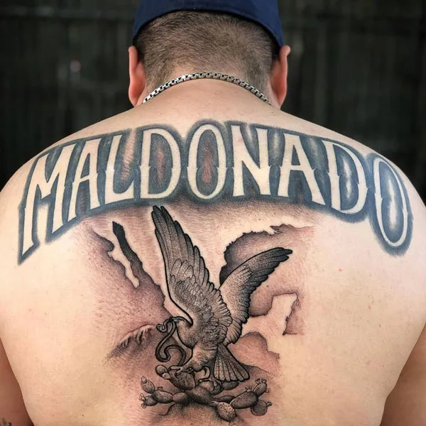 Mexican eagle tattoo 48