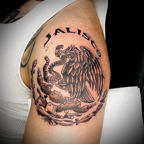 Mexican eagle tattoo 50