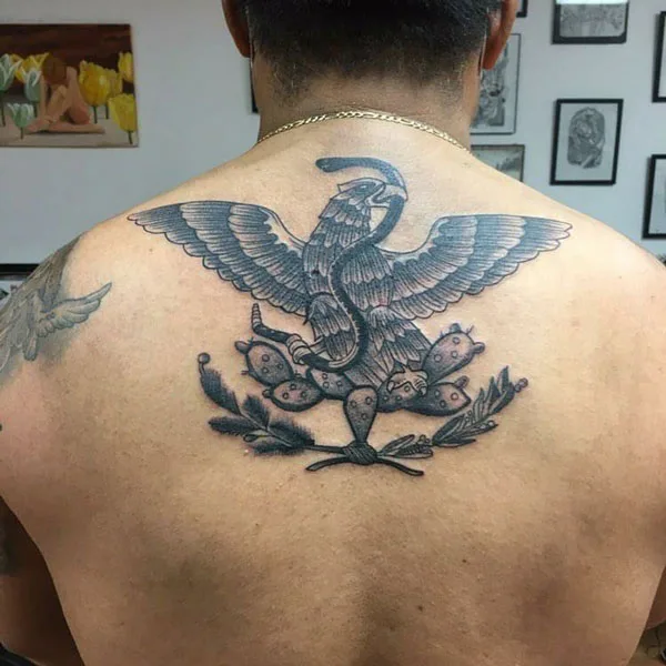 Mexican eagle tattoo 51