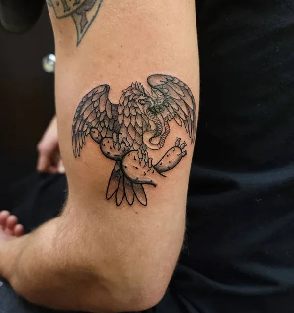 Mexican eagle tattoo 53