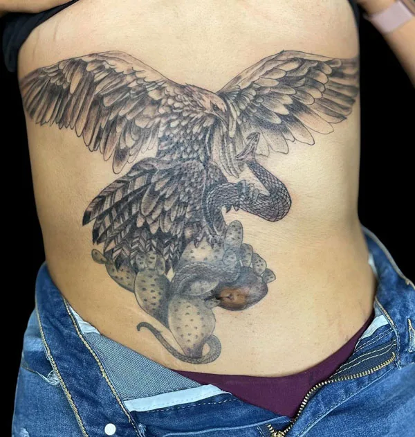 Mexican eagle tattoo 57