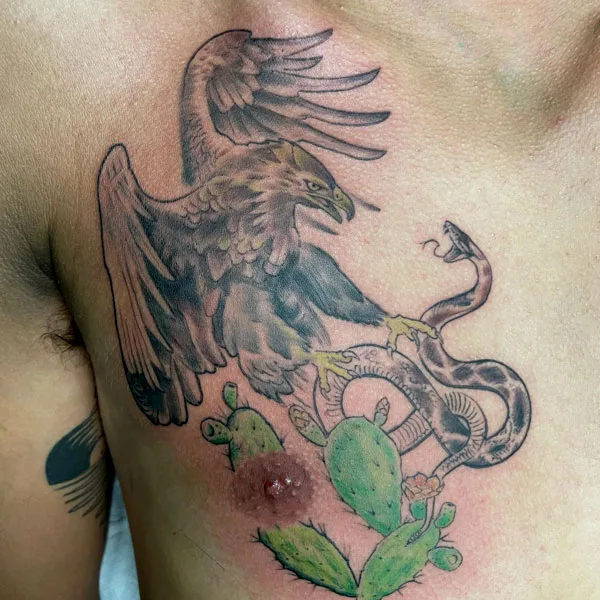 Mexican eagle tattoo 62