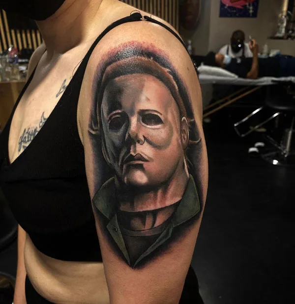 Michael Myers tattoo 13