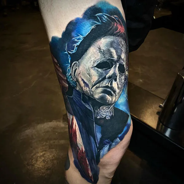 Michael Myers tattoo 19