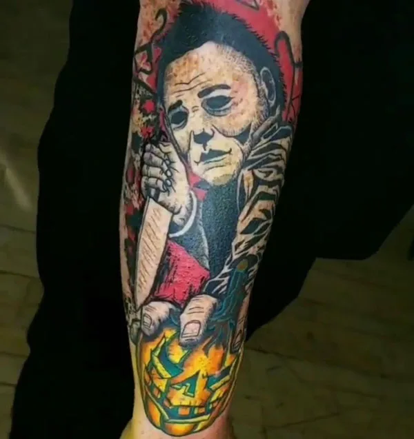 Michael Myers tattoo 23